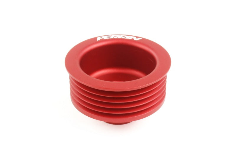 Perrin 07-21 Subaru WRX STI EJ Engines Alternator Pulley - Red-thumbmail-2