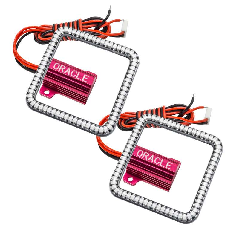 Oracle Off-Road 3in Square WP LED Halo - White-thumbmail-1