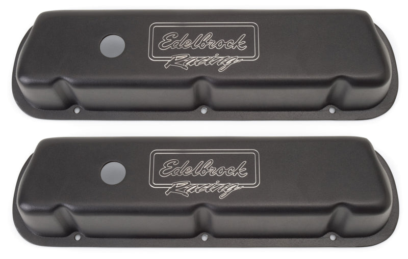 Edelbrock Valve Cover Victor Series Ford 289-302-351W CI V8 Low Black-thumbmail-3