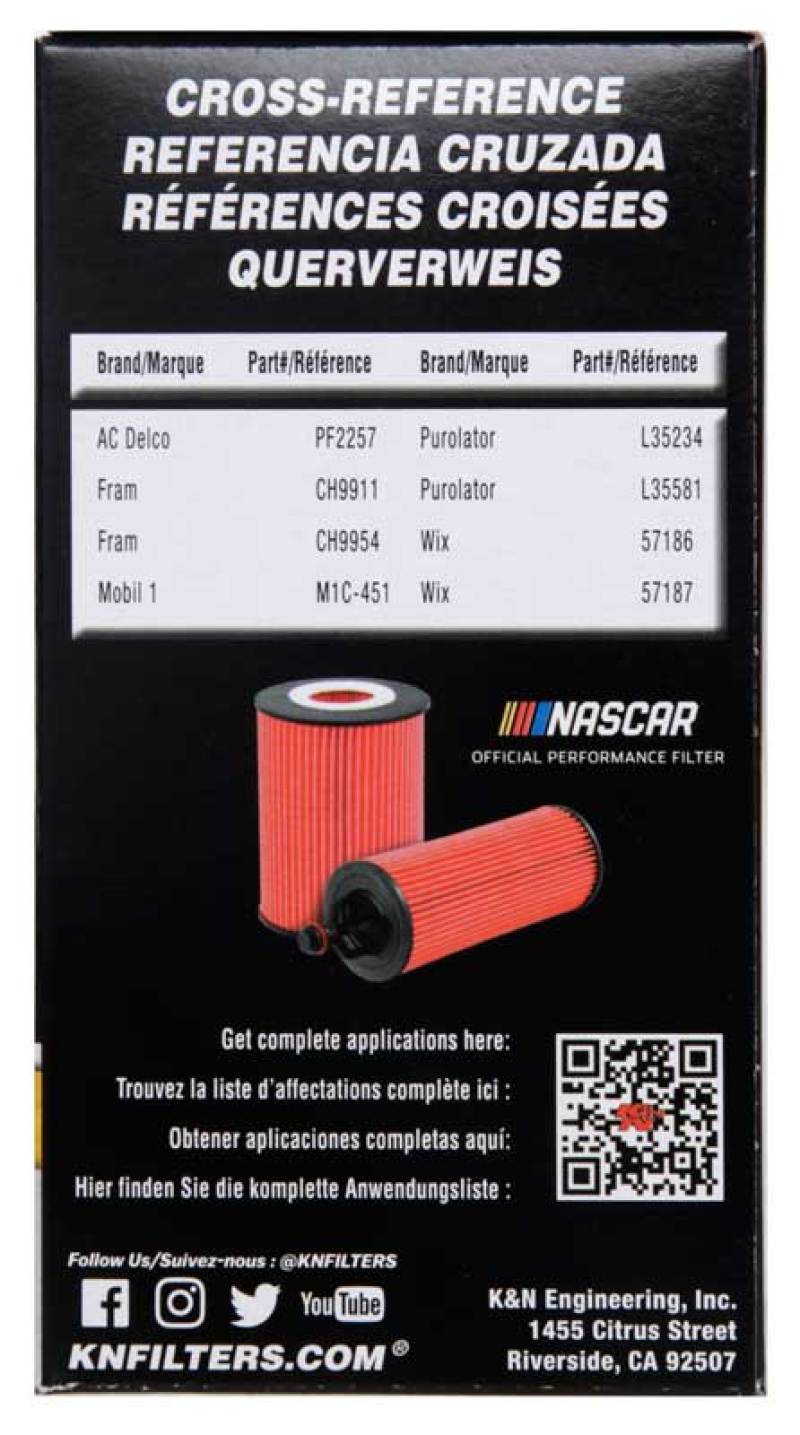 K&N 2018 Audi RS3 2.5L Cartridge Oil Filter-thumbmail-12