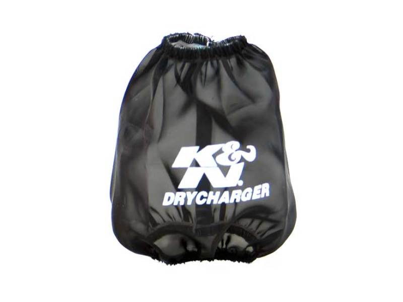 K&N Drycharger Round Tapered Air Filter Wrap - Black 5.125in Base ID x 3.5in Top ID x 6in H-thumbmail-2