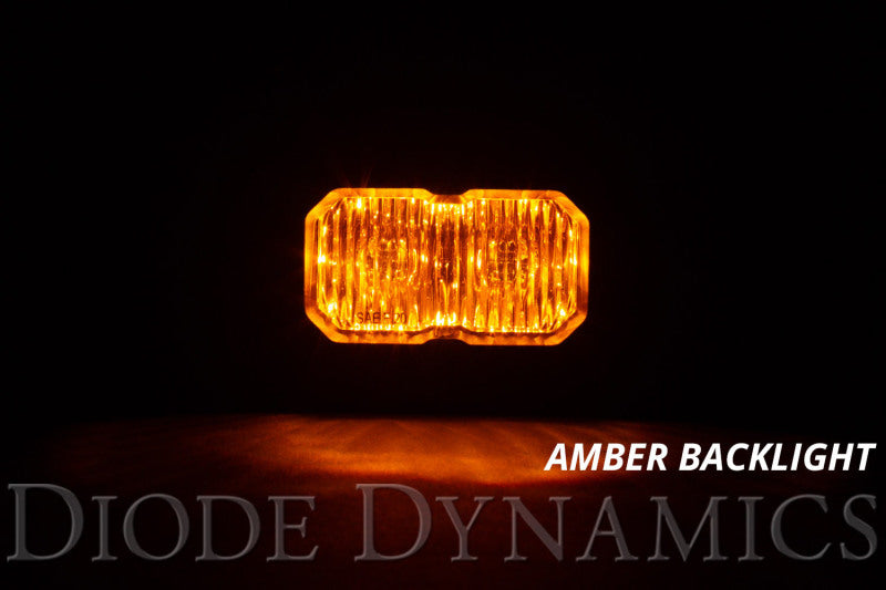 Diode Dynamics Stage Series 2 In LED Pod Sport - Yellow Driving Standard ABL (Pair)-thumbmail-4