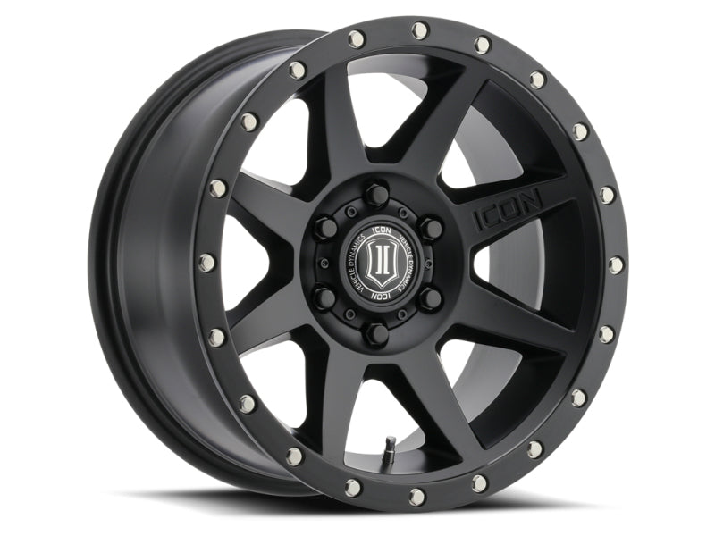 ICON Rebound 17x8.5 6x120 0mm Offset 4.75in BS 67mm Bore Satin Black Wheel-thumbmail-1