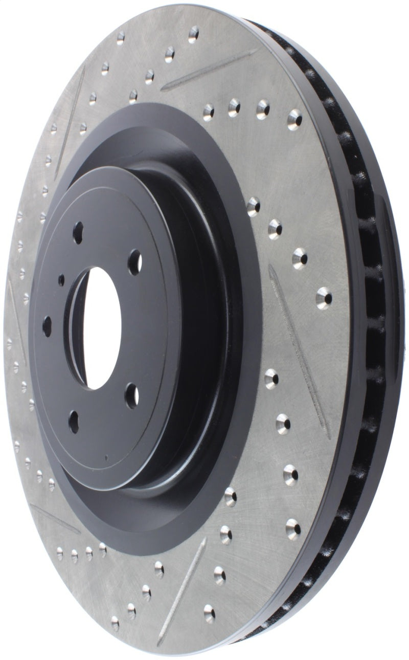 StopTech Infiniti G37 / Nissan 370Z SportStop Slotted & Drilled Front Right Rotor-thumbmail-10