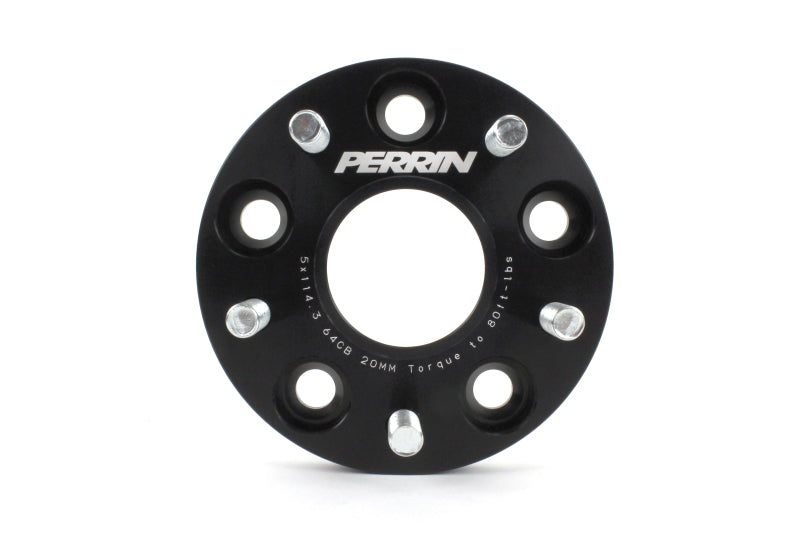 Perrin 17-18 Honda Civic Si 64.1mm Hub 5x114.3 20mm Wheel Spacers (One Pair)-thumbmail-7
