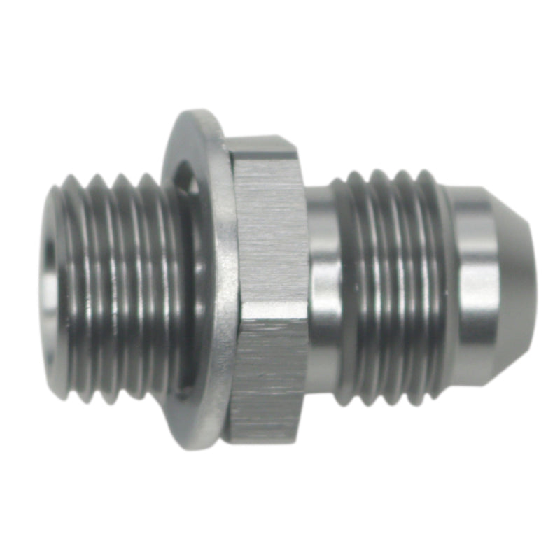 DeatschWerks 6AN Male Flare to M14 X 1.5 Male Metric Adapter (Incl Washer) - Anodized Matte Black-thumbmail-2