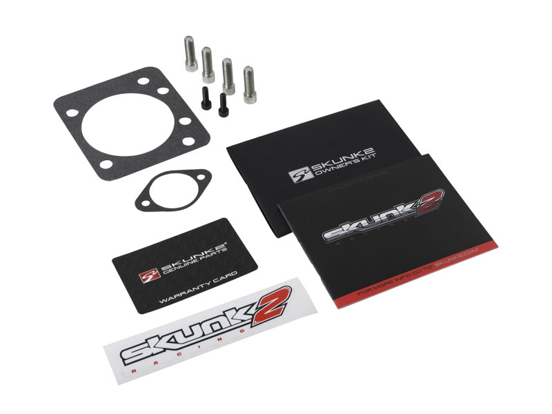 Skunk2 Pro Series Honda/Acura (D/B/H/F Series) 70mm Billet Throttle Body (Black Series) (Race Only)-thumbmail-6