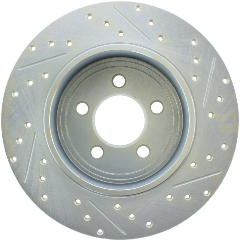 StopTech Select Sport 06-15 Dodge Charger/ 05-15 Chrysler 300 Slotted/Drilled Right Rear Brake Rotor-thumbmail-4