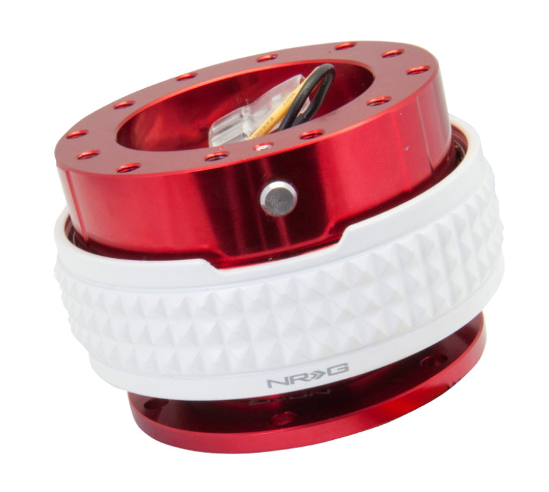 NRG Quick Release Kit - Pyramid Edition - Red Body / Glow In The Dark Pyramid Ring-thumbmail-2