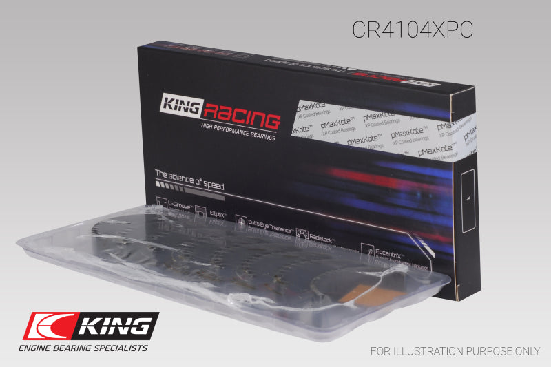 King Audi/VW 83-03 1.6L/1.8L/2.0L (Size STDX) Performance Coated Rod Bearing Set-thumbmail-1
