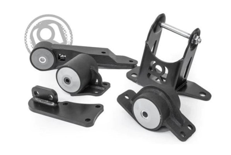 Innovative 00-07 Honda Insight K-Series Black Steel Mounts 75A Bushings (K20 Engine and Trans)-thumbmail-1