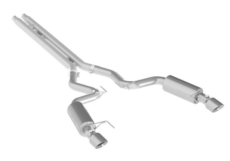 MBRP 15 Ford Mustang GT 5.0 Convertible T409 3in Cat Back Dual Split Rear Exit (Street Version)-thumbmail-3