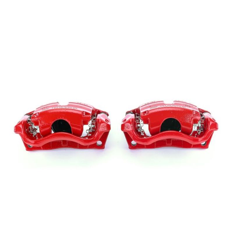Power Stop 14-18 Mazda 3 Front Red Calipers w/Brackets - Pair-thumbmail-2