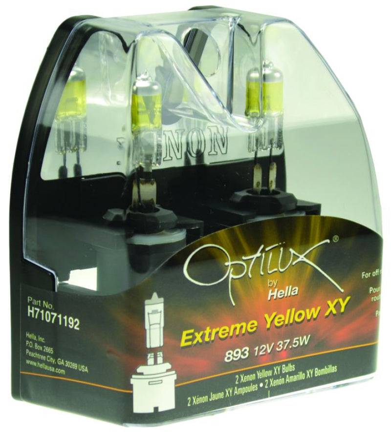 Hella Optilux 893 12V 37.5W Extreme Yellow Bulbs (Pair)-thumbmail-2
