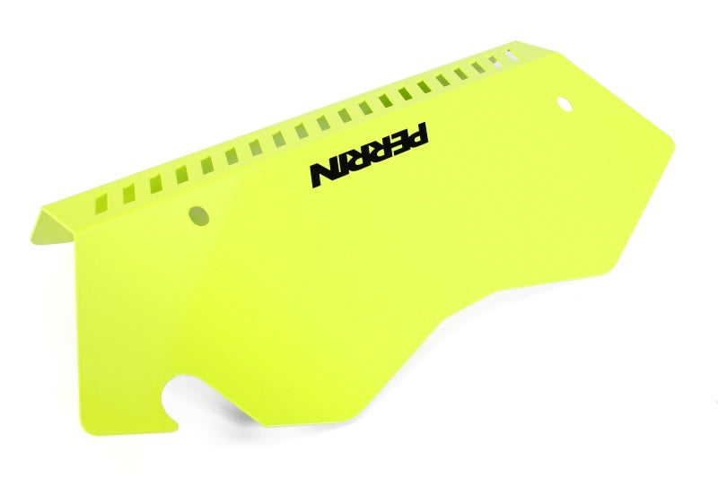 Perrin 2022+ Subaru WRX Pulley Cover - Neon Yellow-thumbmail-7