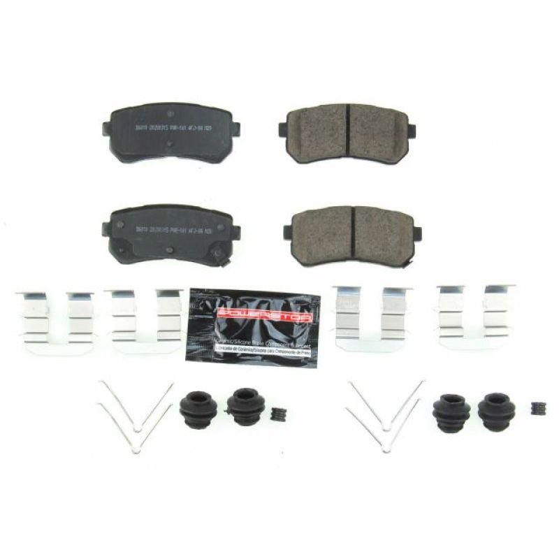 Power Stop 18-19 Hyundai Kona Rear Z23 Evolution Sport Brake Pads w/Hardware-thumbmail-1
