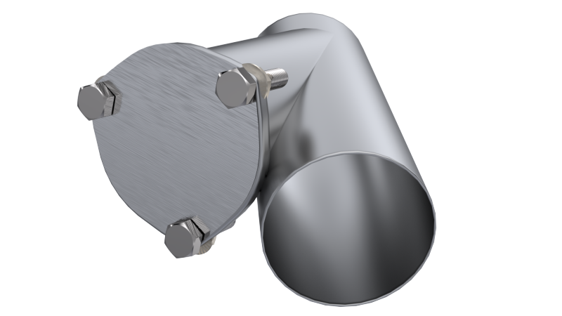 QTP 4in Weld-On QTEC Exhaust Cutout Y-Pipe-thumbmail-4