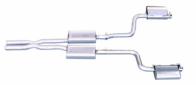Gibson 08-10 Dodge Challenger SRT8 6.1L 2.5in Cat-Back Dual Exhaust - Stainless-thumbmail-1