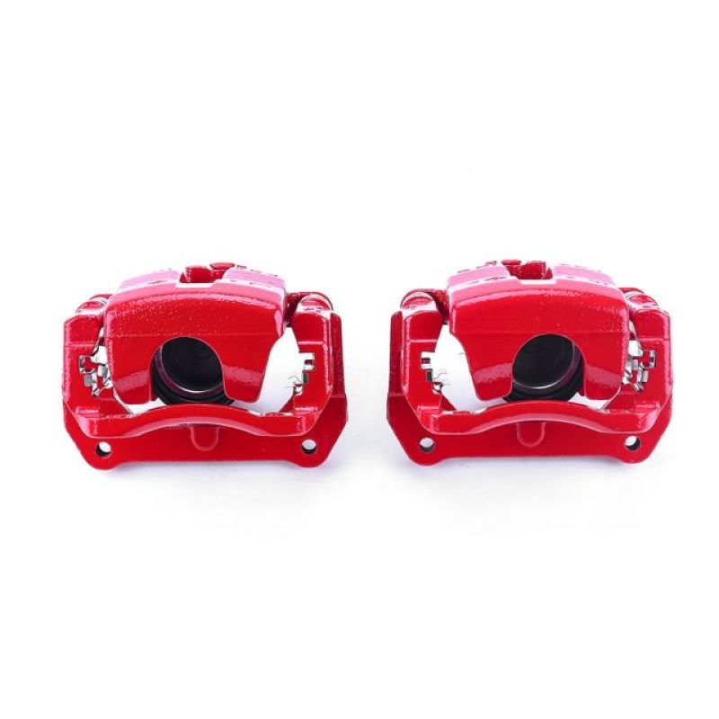 Power Stop 01-05 Mazda Miata Front Red Calipers w/Brackets - Pair-thumbmail-1