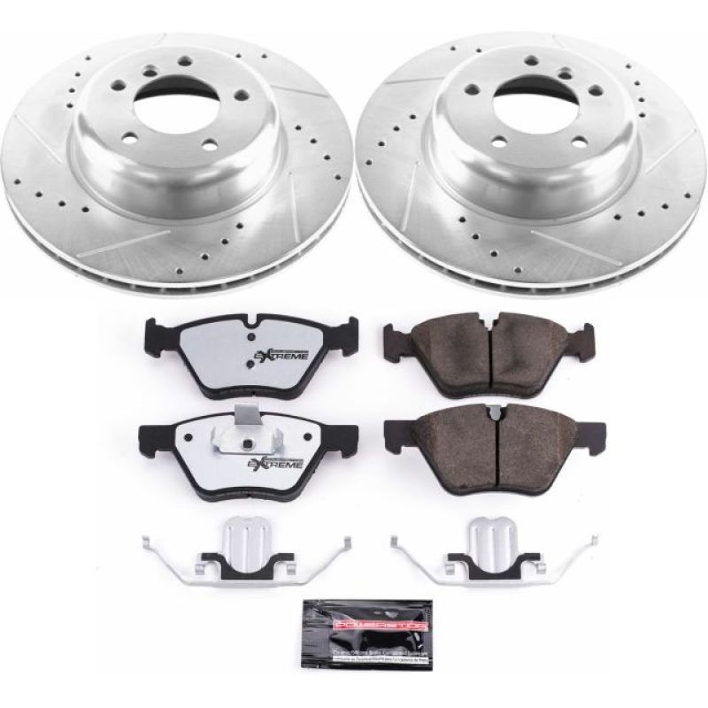Power Stop 09-10 BMW Z4 Front Z26 Street Warrior Brake Kit-thumbmail-1