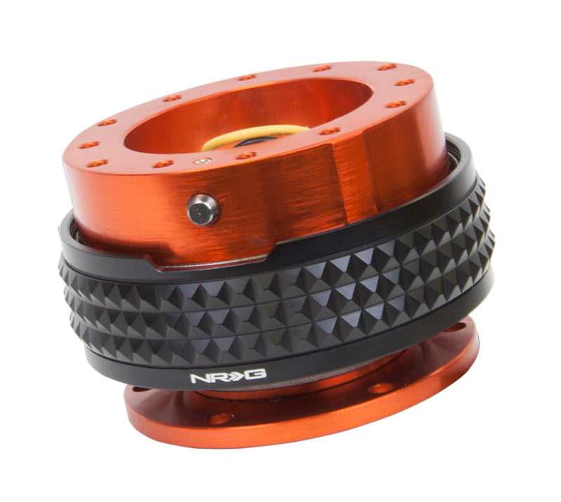 NRG Quick Release Kit - Pyramid Edition - Orange Body / Black Pyramid Ring-thumbmail-2