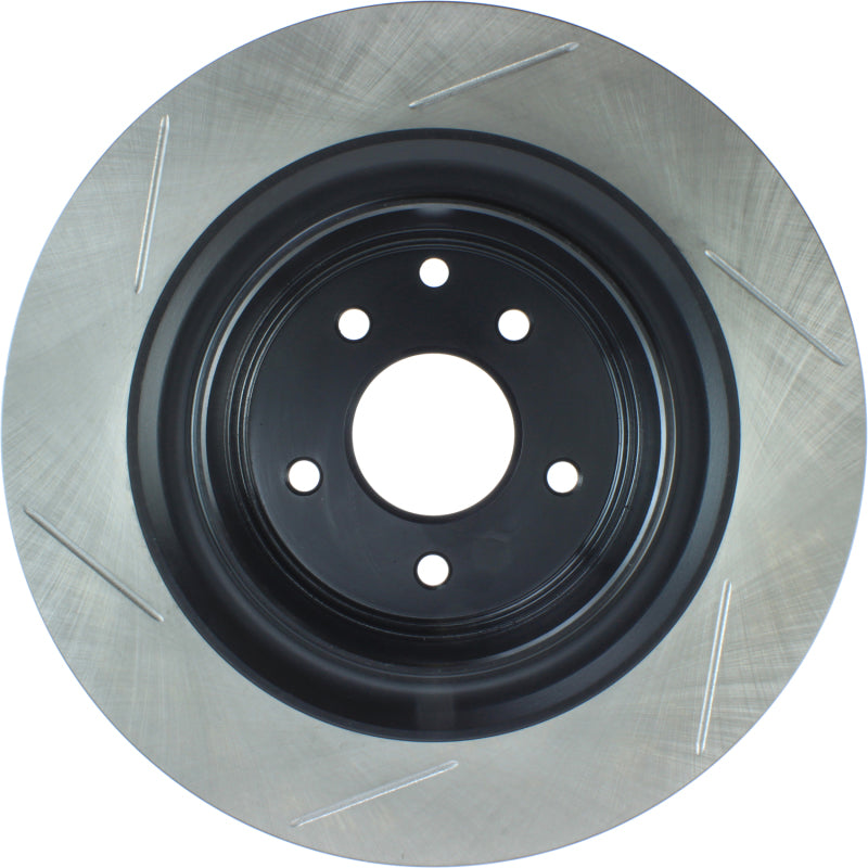 StopTech Power Slot 07-08 Infiniti G35 2WD Sport Sedan / 08-09 G37 SportStop Slotted Rear Left Roto-thumbmail-10