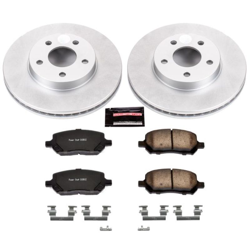 Power Stop 07-10 Chevrolet Cobalt Front Z17 Evolution Geomet Coated Brake Kit-thumbmail-1