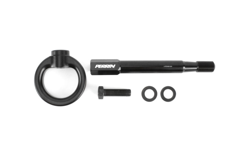Perrin 2022 Subaru WRX / 18-21 Crosstrek / 14-21 Forester Tow Hook Kit (Front)  - Black-thumbmail-2