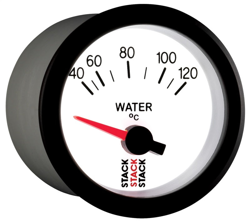Autometer Stack 52mm 40-120 Deg C M10 Male Electric Water Temp Gauge - White-thumbmail-5
