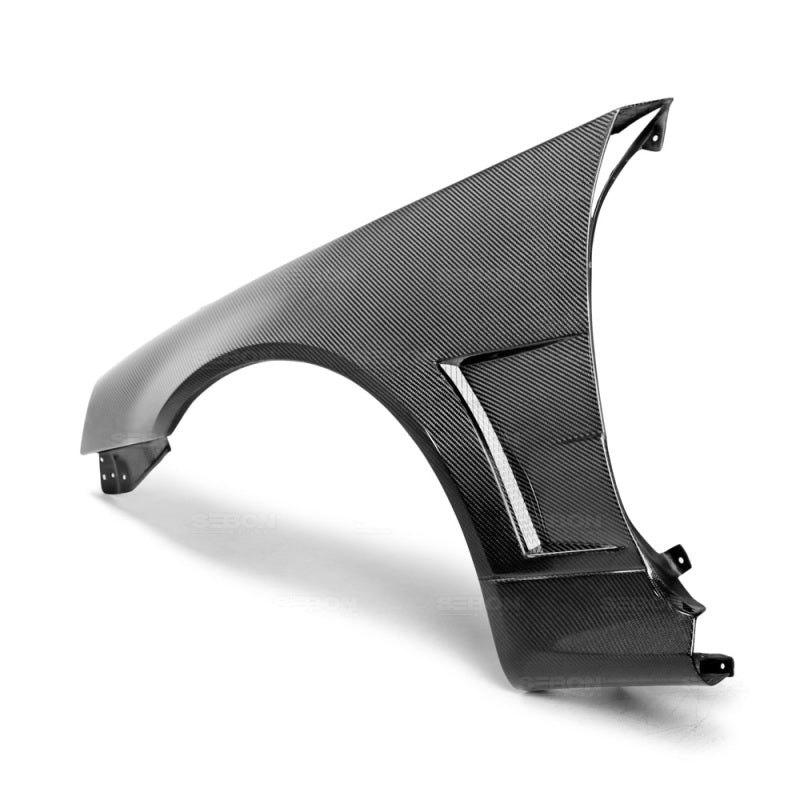 Seibon 99-01 Nissan Skyline R34 NSW-Style Carbon Fiber (Gloss Finish) Fenders (Pair)-thumbmail-4