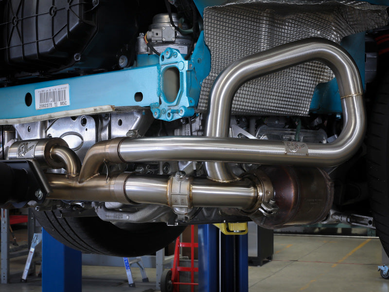 aFe 14-19 Porsche 911 H6-3.8/4.0L GT3 MACH Force-Xp 304 Stainless Steel Primary Muffler Delete Pipe-thumbmail-2