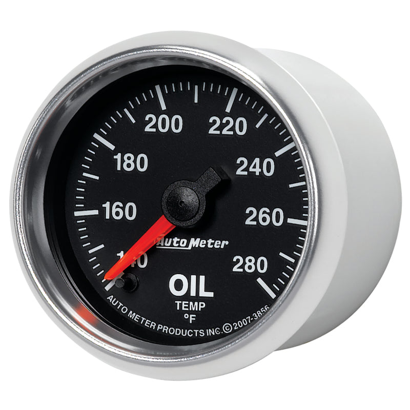 Autometer GS Series 2-1/16in Oil Temperature Gauge 140-280 Degrees Electric Full Sweep-thumbmail-5