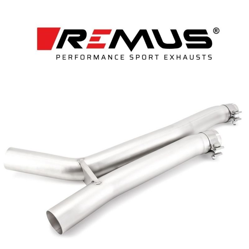 Remus 2019 BMW X3 M Competition F97 3.0L Turbo 3 (S58B30A w/GPF) Connection Tubes-thumbmail-1