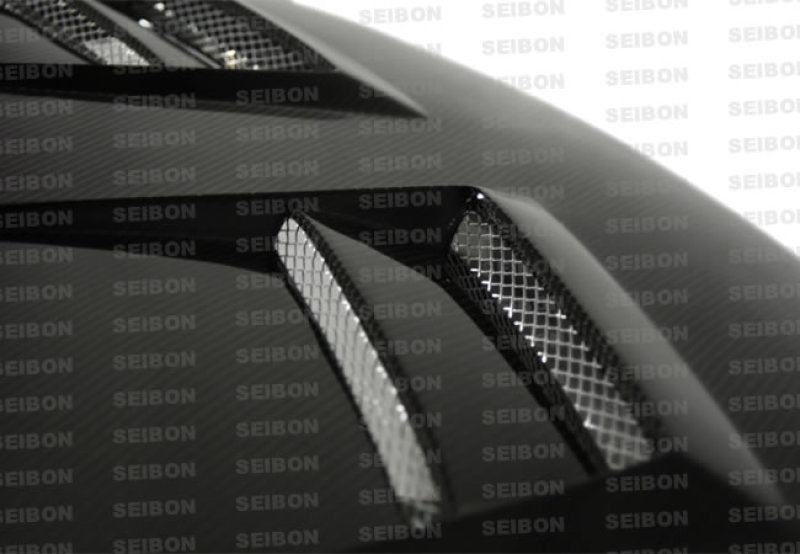 Seibon 08-09 Mitsubishi Lancer (CYA4/5A) DV Style Carbon Fiber Hood-thumbmail-3