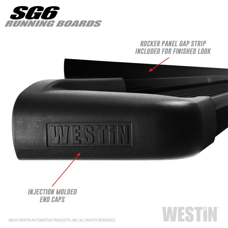 Westin SG6 Black Aluminum Running Boards 79 in-thumbmail-9