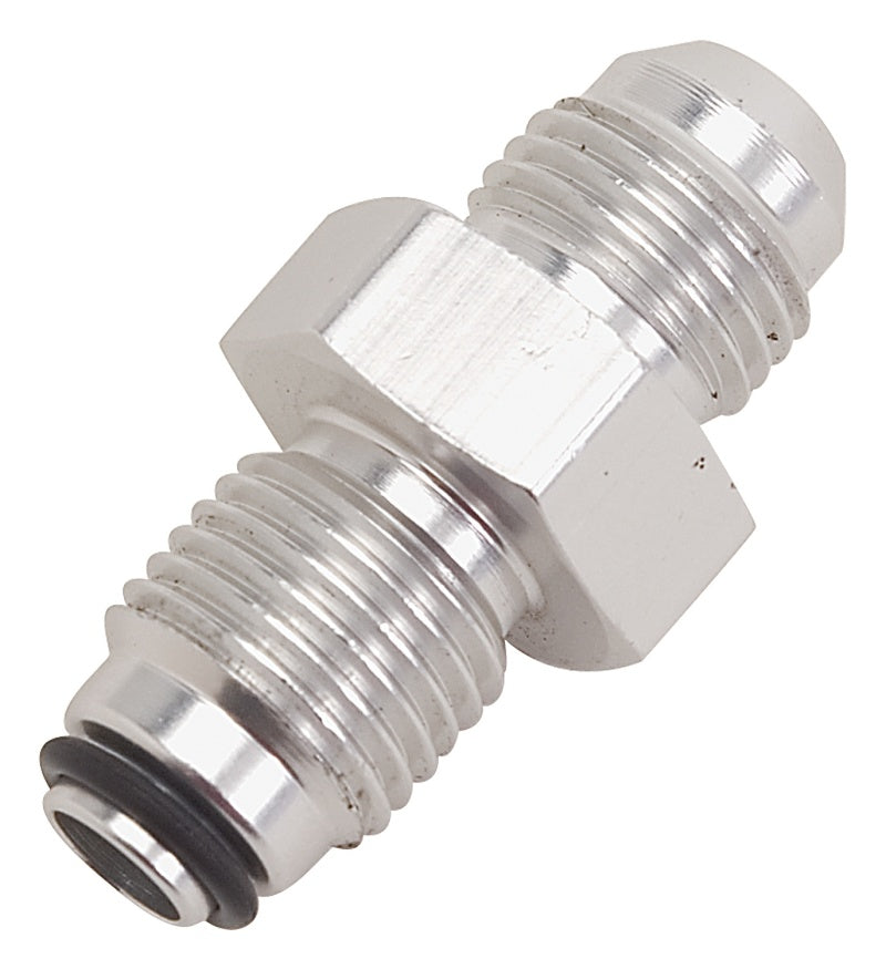 Russell Performance -6 AN (male to 5/8in-18 O-ring seal) Power Steering Adapter. Clear anodized-thumbmail-3