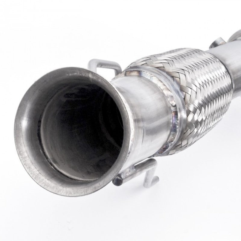 Stainless Works 2016-18 Ford Focus RS 3in High-Flow Cats Downpipe Factory Connection-thumbmail-9