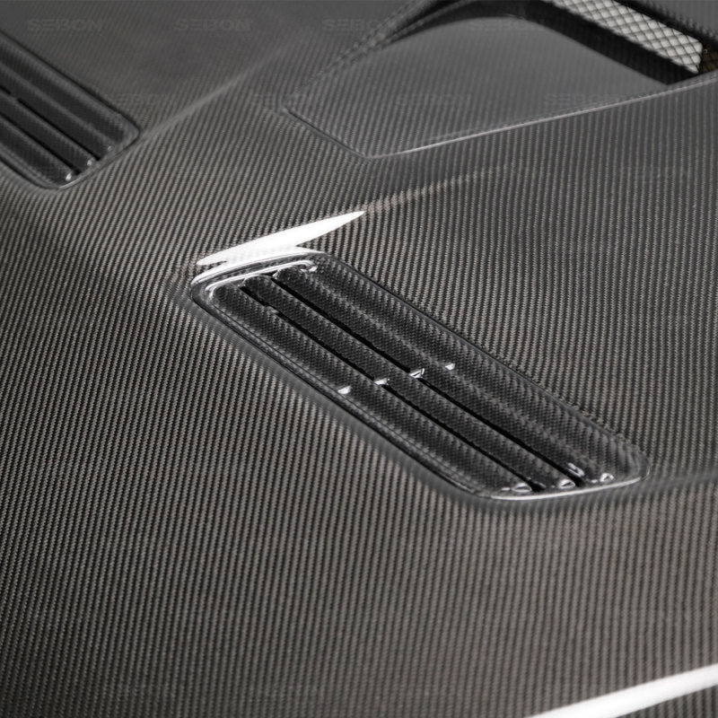 Seibon 08-12 Mitsubishi Evo X OEM style Carbon Fiber Hood-thumbmail-9