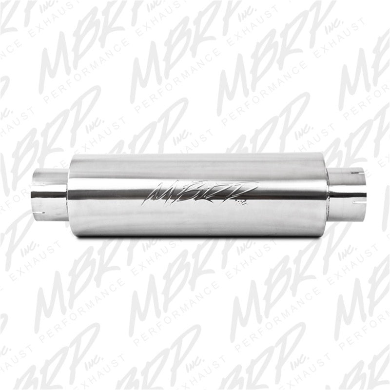 MBRP Universal Quiet Tone Muffler 5in Inlet /Outlet 8in Dia Body 31in Overall-thumbmail-5