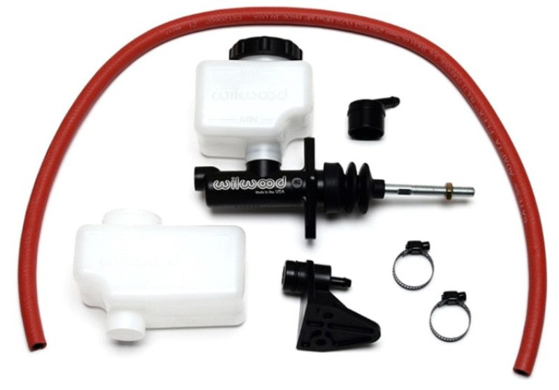 Wilwood Short Remote M/C Kit 1-1/8in Bore 3/8in-24 Banjo Outlet-thumbmail-1