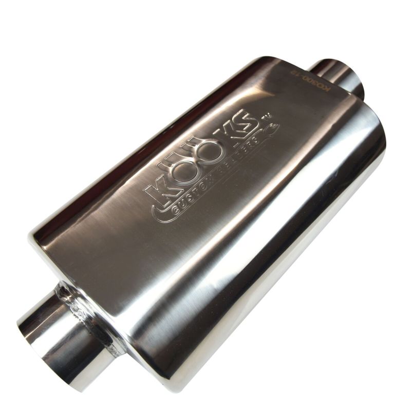 Kooks Universal 3in Center/Center Oval Muffler (4x8x12)-thumbmail-2