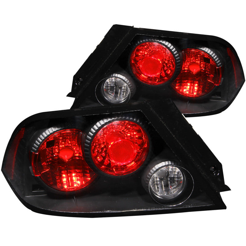 ANZO 2002-2003 Mitsubishi Lancer Taillights Black-thumbmail-2