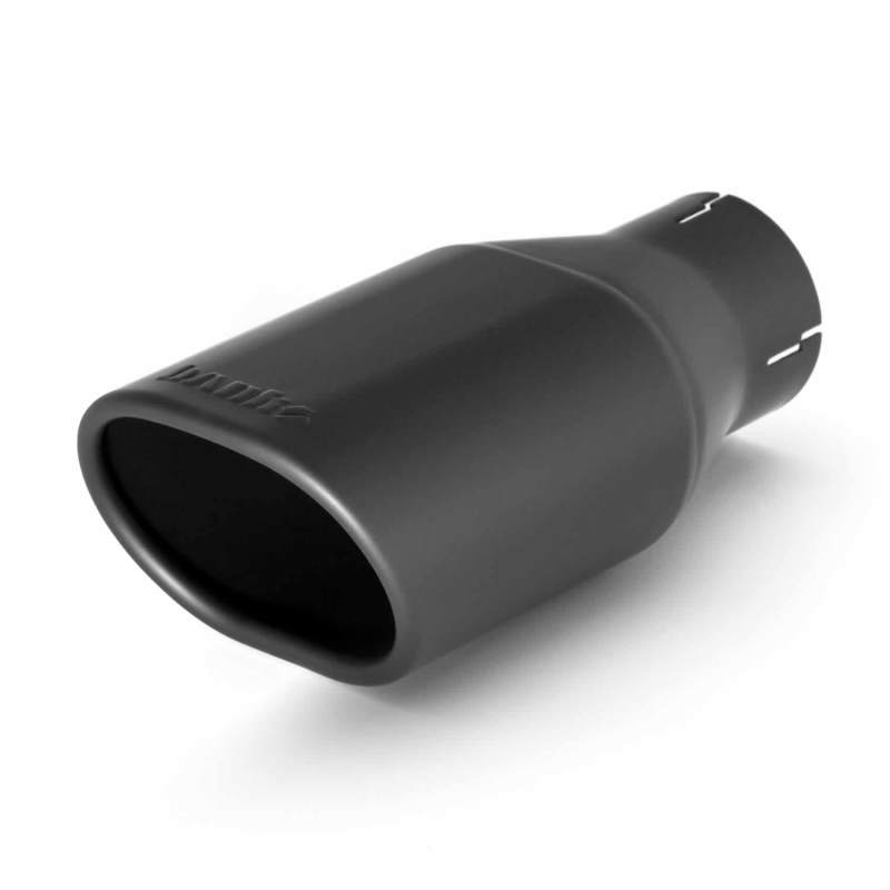 Banks Power Tailpipe Tip Kit - SS Obround Angle Cut - Chrome - 3in Tube - 3.75in X 4.5in X 11.5in-thumbmail-2