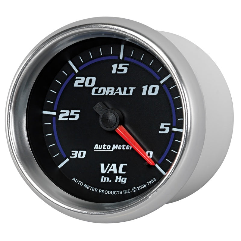 Autometer Cobalt 2-5/8in. / 0-30 IN HG / Mechanical Vacuum Gauge-thumbmail-4
