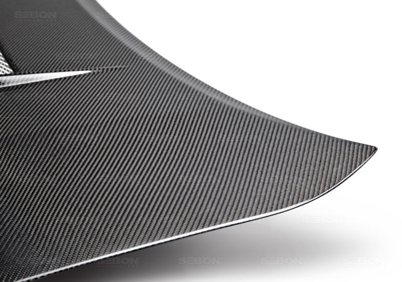 Seibon 14-15 Honda Civic 2dr VSII-Style Carbon Fiber Hood-thumbmail-3