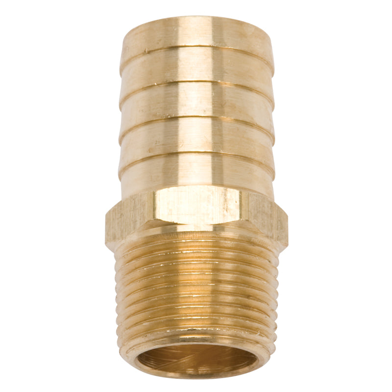 Edelbrock Fitting Brass Hose 1 00In Hose I D X 3/4-14 Pipe for Sb-Chrys Manifolds-thumbmail-2