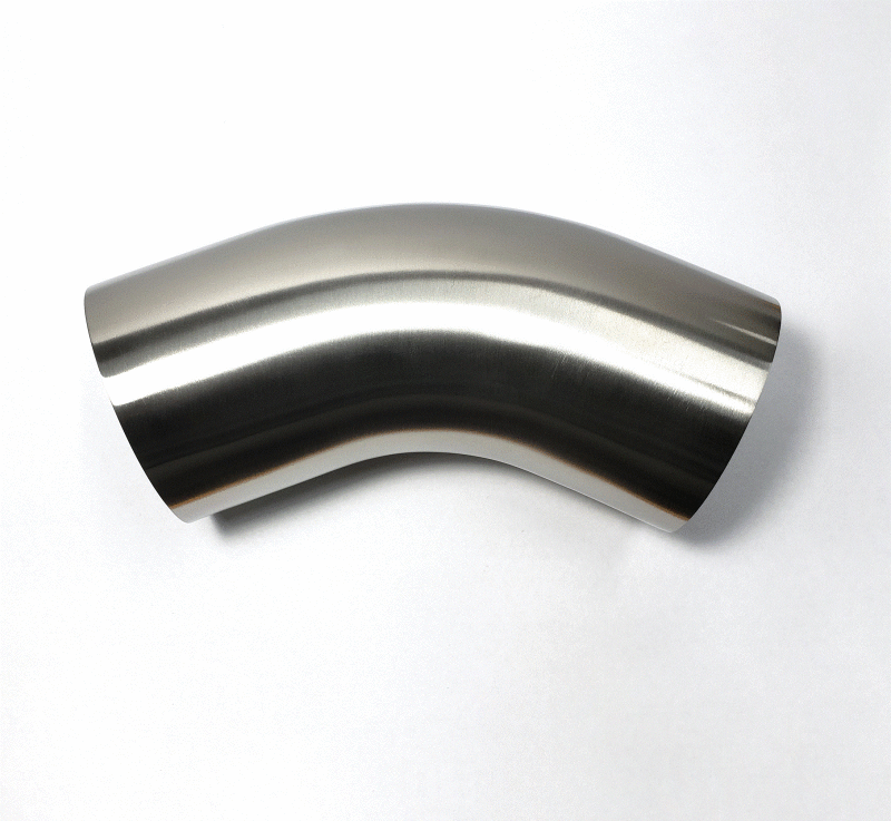 Stainless Bros 3in Diameter 1D 45 Degree Bend Leg Mandrel Bend-thumbmail-1