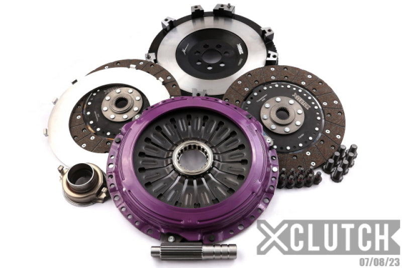 XClutch 07-17 Mitsubishi Lancer EVO X 2.0L 9in Twin Solid Organic Clutch Kit-thumbmail-1