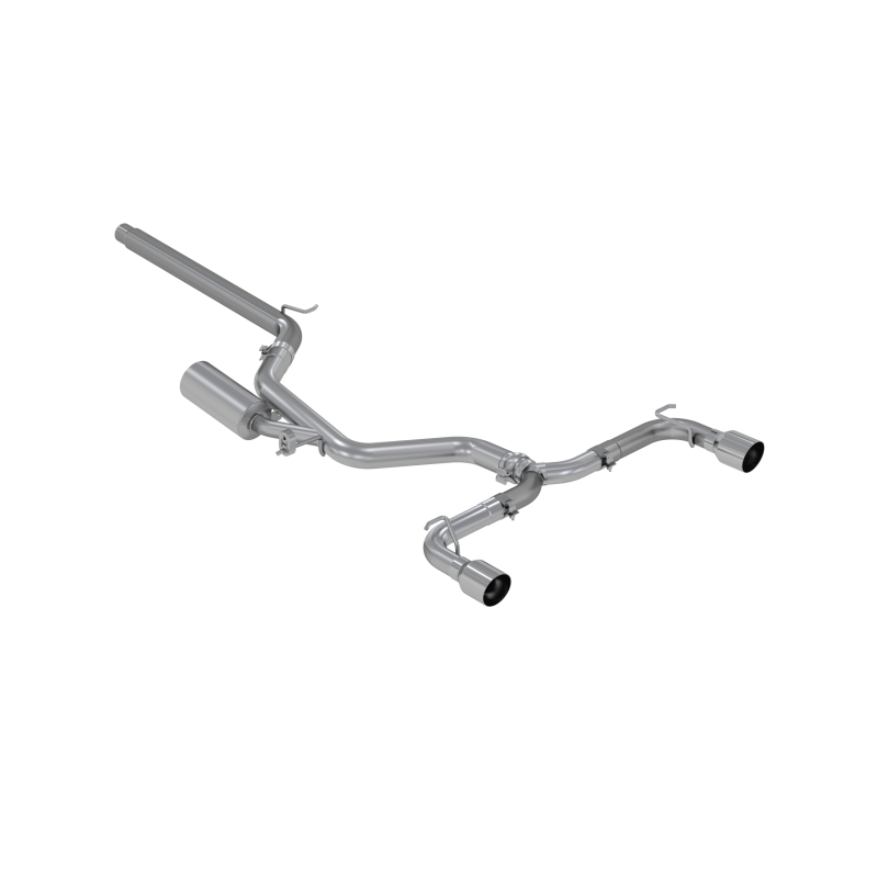 MBRP 15-20 VW 2.0L Turbo Golf GTI MK7 3in T304 Cat Back Exhaust w/ Dual Split Rear Exit-thumbmail-3