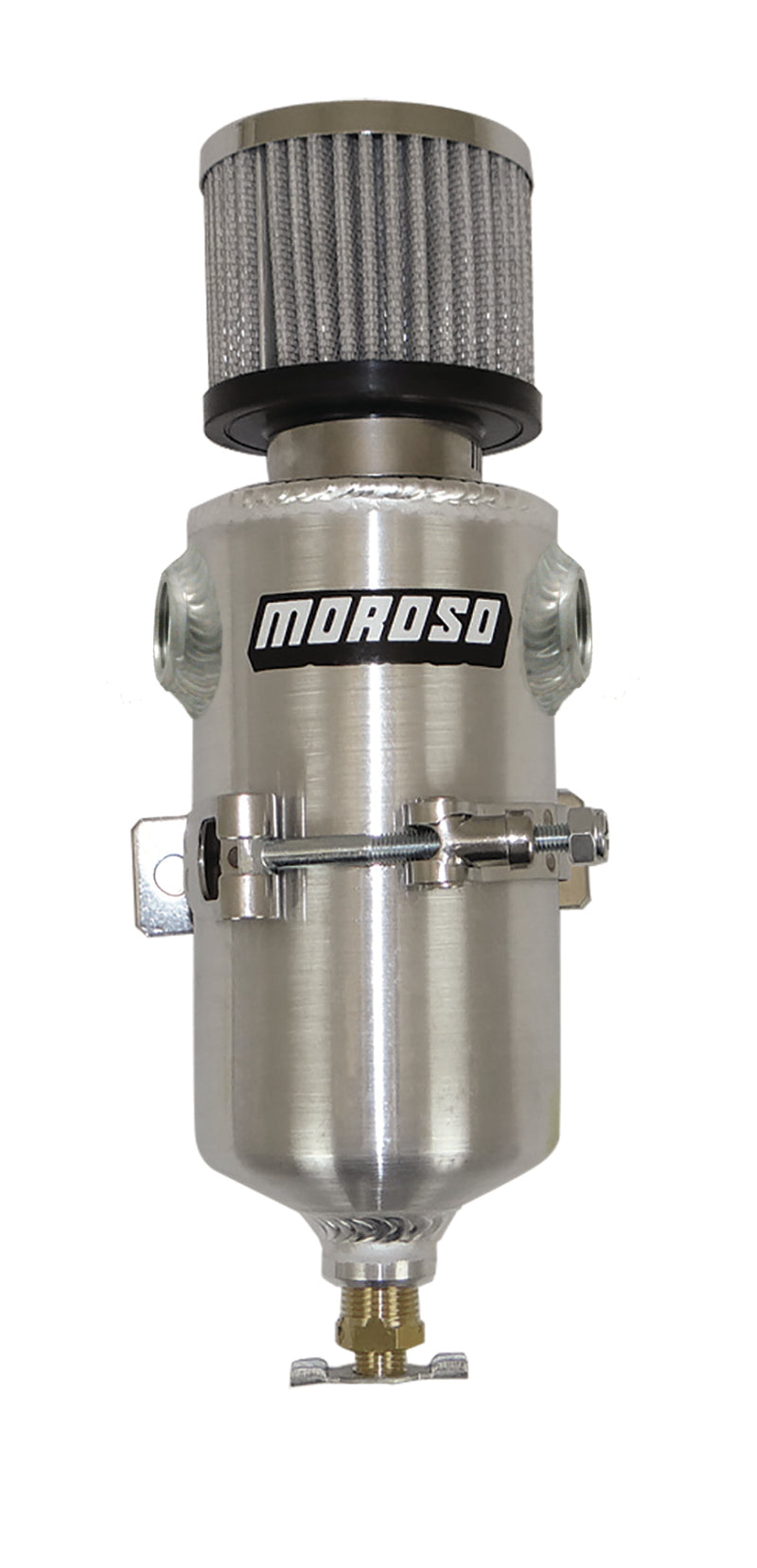Moroso Breather Tank/Catch Can - Two 1/2in NPT Female Fittings - Aluminum-thumbmail-1